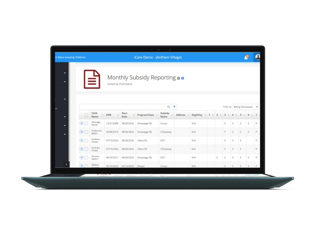 Automated reports with iCare Software